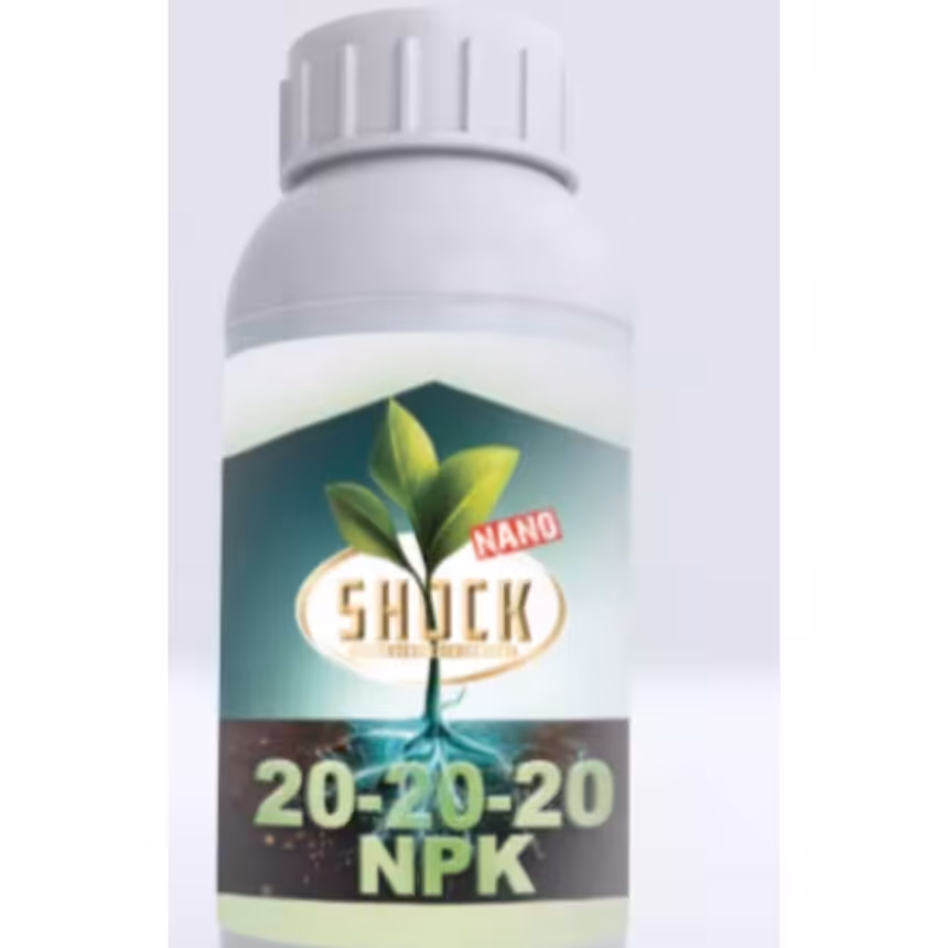 کود سه بیست (20.20.20)مایع شوک آمریکایی یک لیتری (پس کرایه)