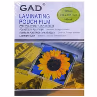 طلق پرس A4 (415هزارتومن کدتخفیف درتوضیحات)براق 150 میکرون مدل GAD بسته 100 عددی