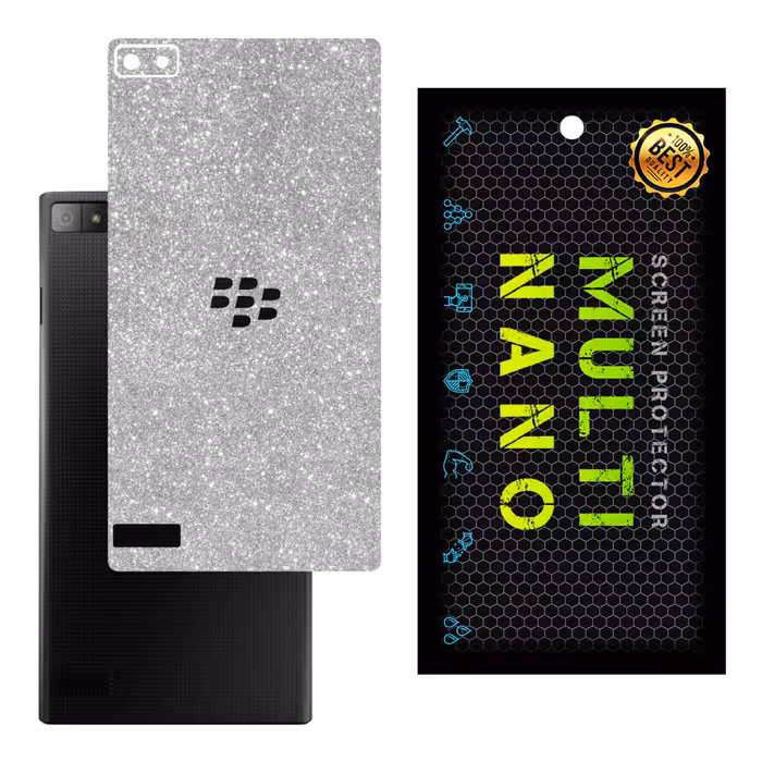 برچسب پوششی MultiNano مدل X-G1F-Silver برای پشت موبایل بلک بری Z3