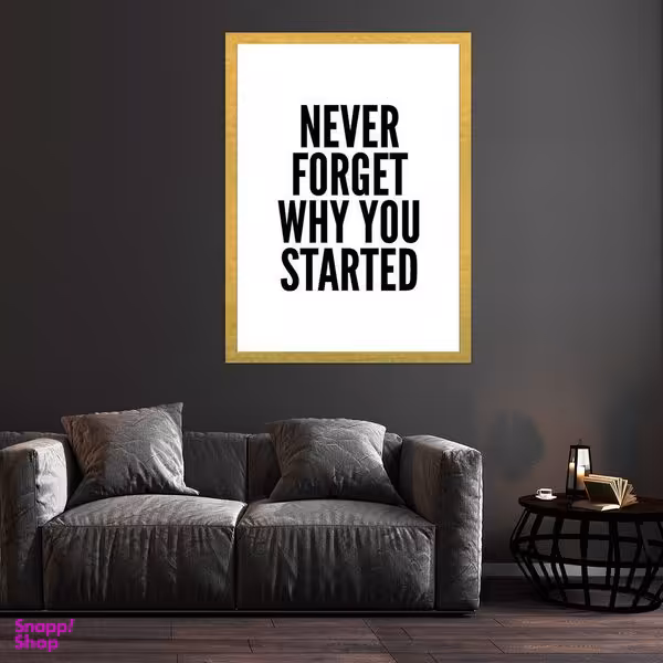 تابلو بکلیت طرح مدرن جمله انگیزشی موفقیت مدل قاب شاسی T-S10267