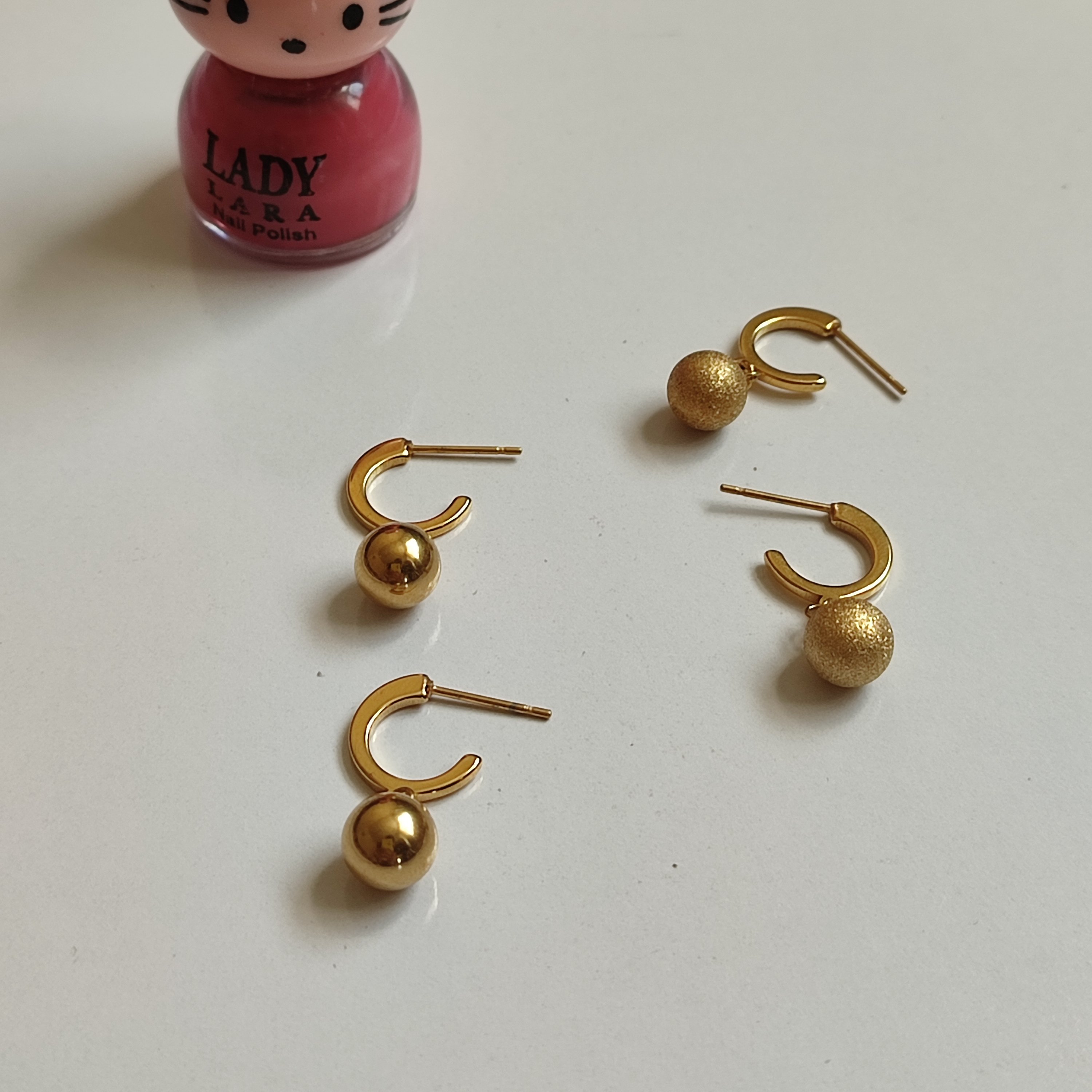 گوشواره رنگ ثابت استیل