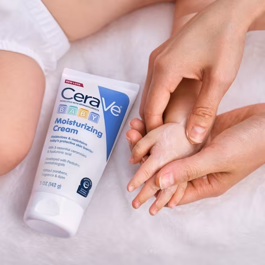 کرم مرطوب کننده و آبرسان کودک سراوی فرانسه حجم 142گرم