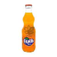 نوشابه پرتقالی شیشه ای 250 میل فانتا - fanta
