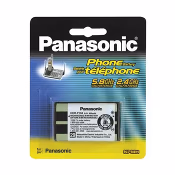 باتری تلفن بیسیم پاناسونیک مدل پی 104