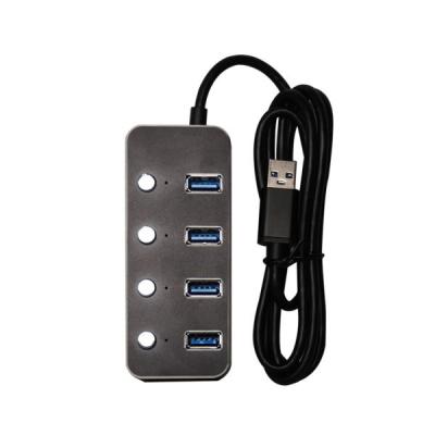 هاب 4 پورت USB 30 کی نت K-HUAMH504 کلید دار