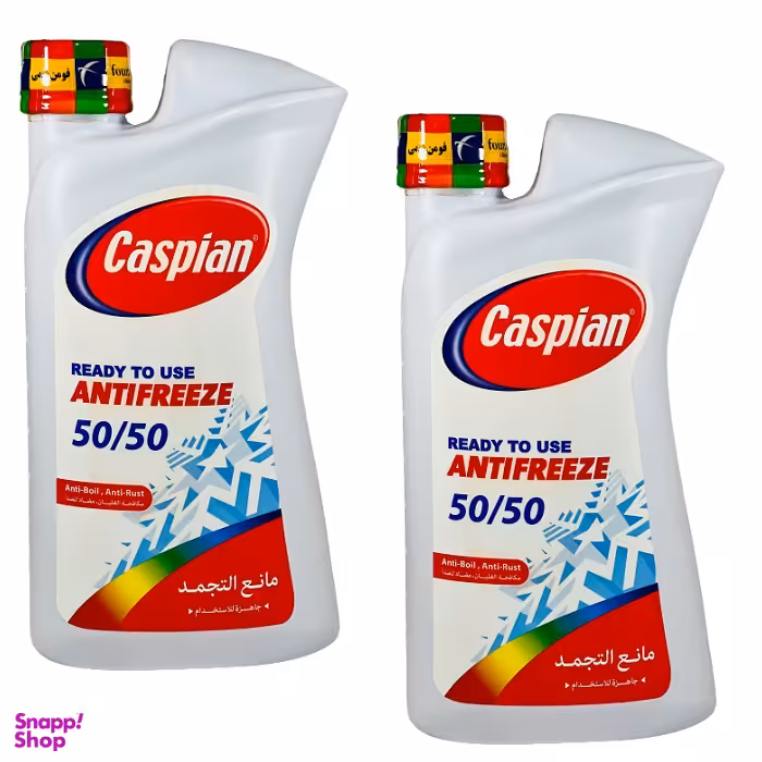 ضدیخ خودرو کاسپین مدل AM 11L 50/50 وزن 1 کیلوگرم مجموعه 2 عددی