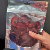 برگه آلو خاکی ترش و خوشمزه وتر وتازه میثاق(  100 گرمی)