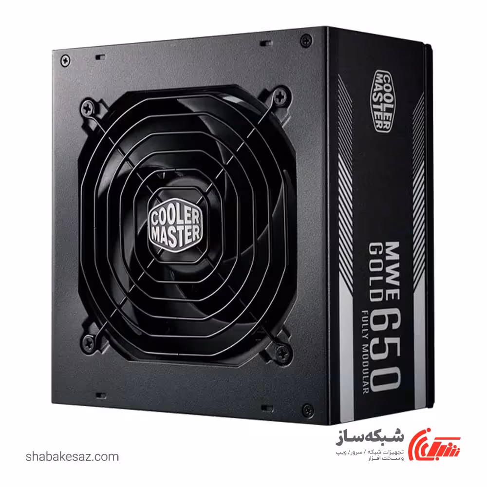 قیمت و خرید پاور کامپیوتر کولر مستر COOLER MASTER MWE 650 GOLD - شبکه ساز