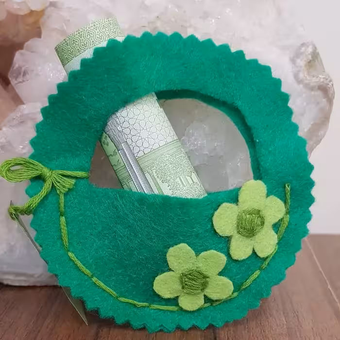 پک 10 عددی گیفت نمدی عید غدیر خم  ، طرح سبد