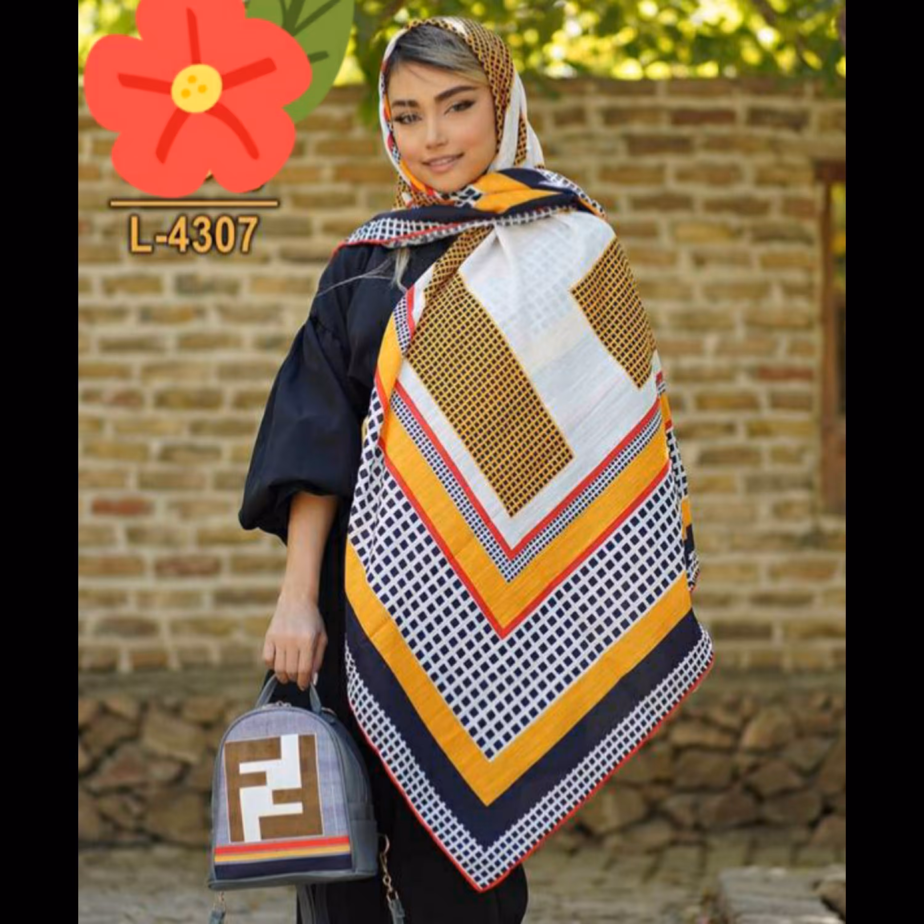ست روسری و کوله نقلی07 (ارسال رایگان)