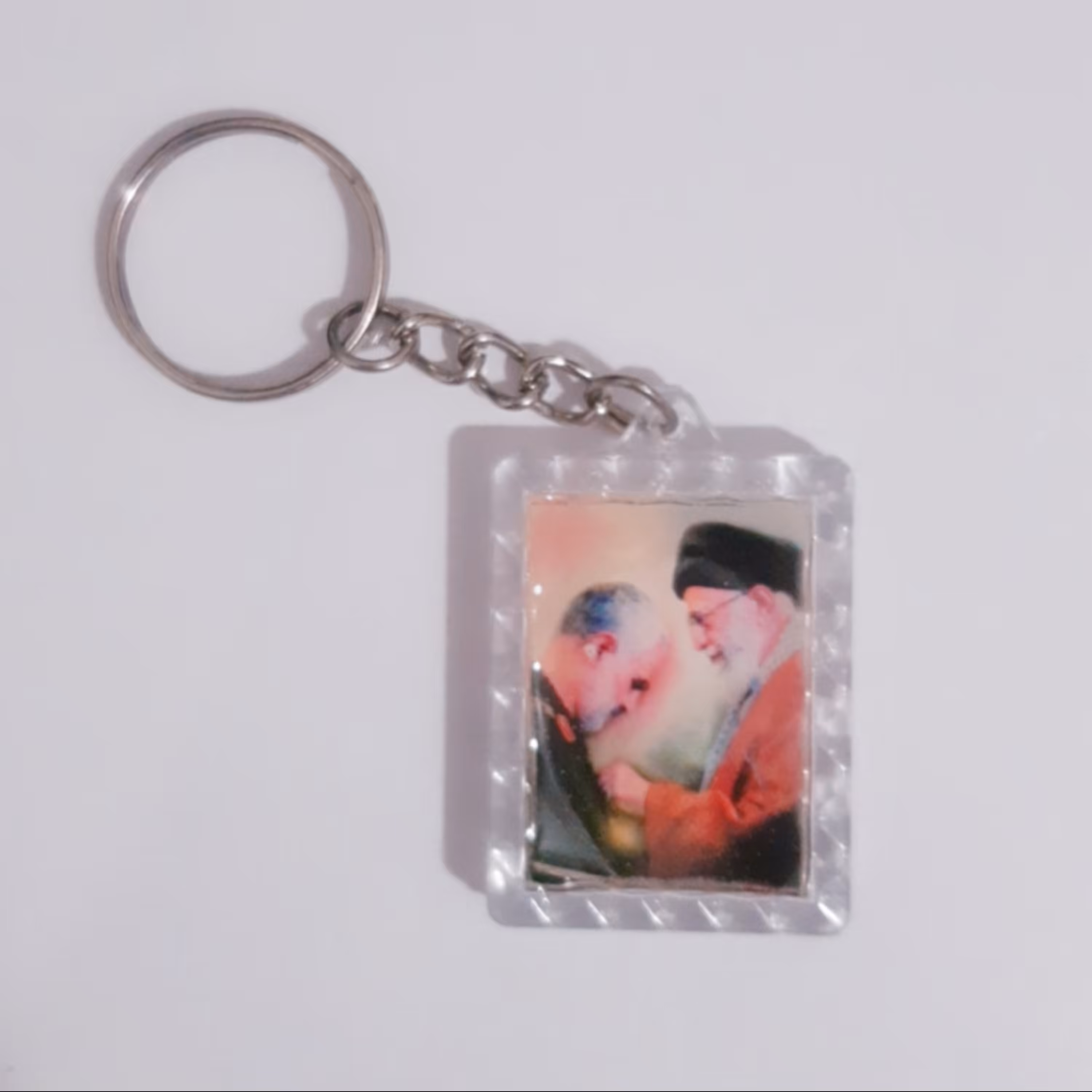 دسته کلید طرح عکس رهبر و شهید سلیمانی