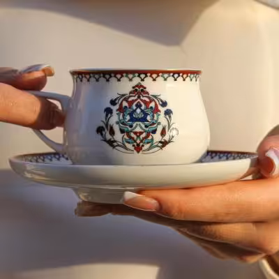 ست فنجان قهوه خوری 2 نفره کاراجا-ساخت ترکیه