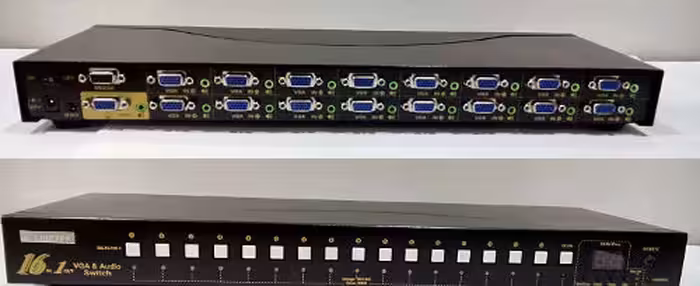 سوییچ VGA شانزده پورت کی نت پلاس