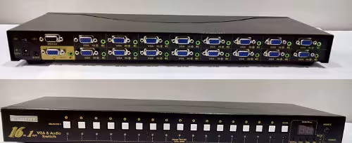 سوییچ VGA شانزده پورت کی نت پلاس