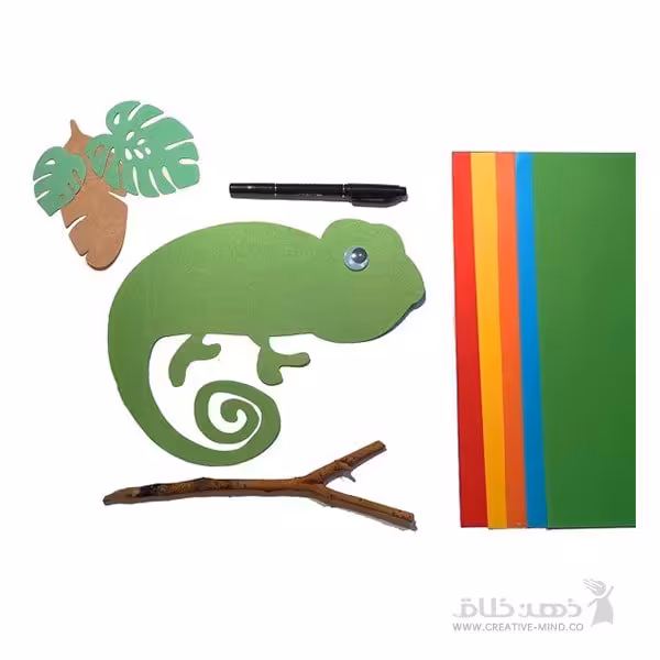 کاردستی مقوایی آفتاب پرست