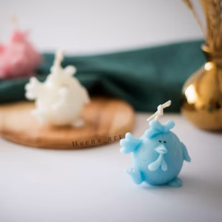 شمع گیفت طرح خروس