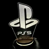بالبینگ  آباژور شب خواب چراغ خواب سه بعدی طرح پلی استیشن ps5