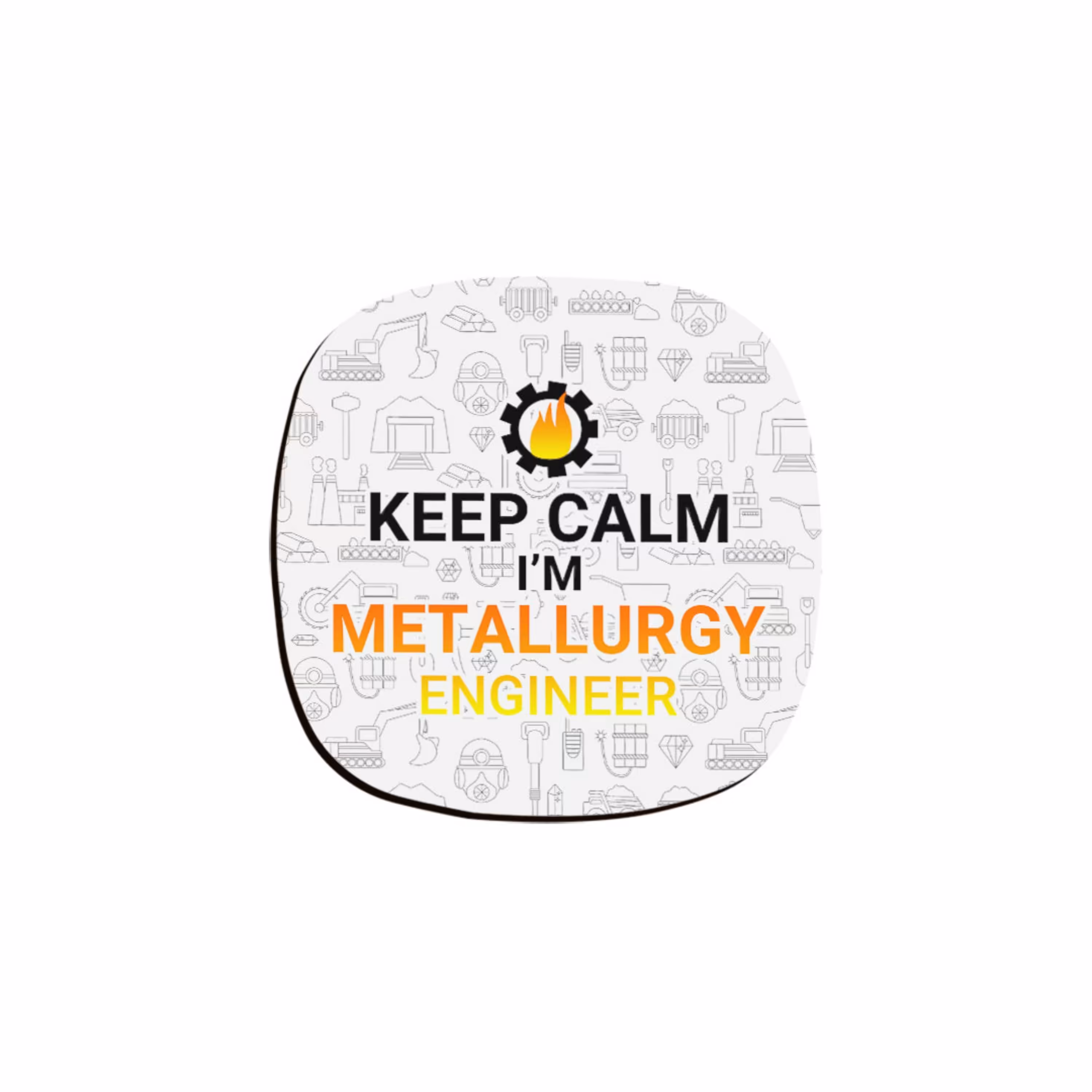 زیرلیوانی ترمه طراحان ایده مدل مهندس متالورژی کد cfp1254