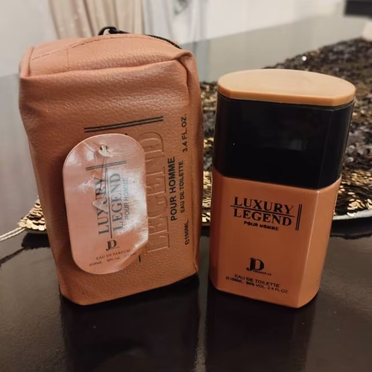 ادکلن مردانه لاکچری لجند کیف دار ( 100 میل)