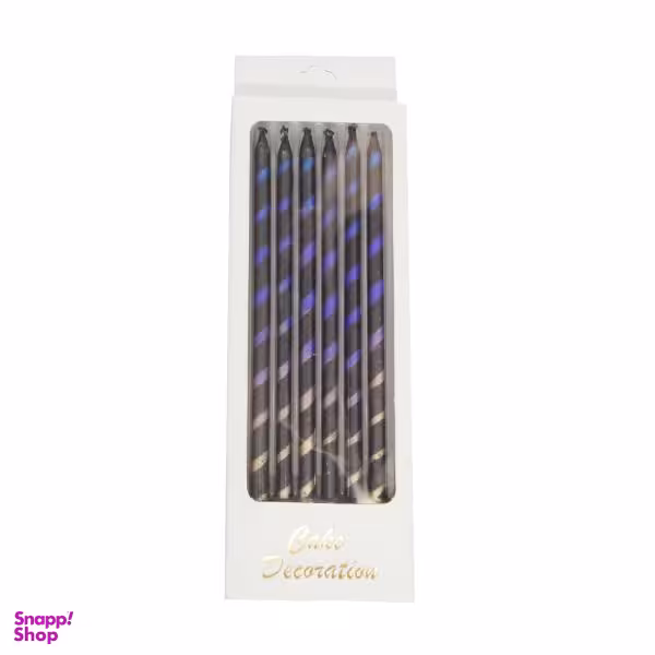 شمع تولد طرح مداد کد 5135 بسته 6 عددی