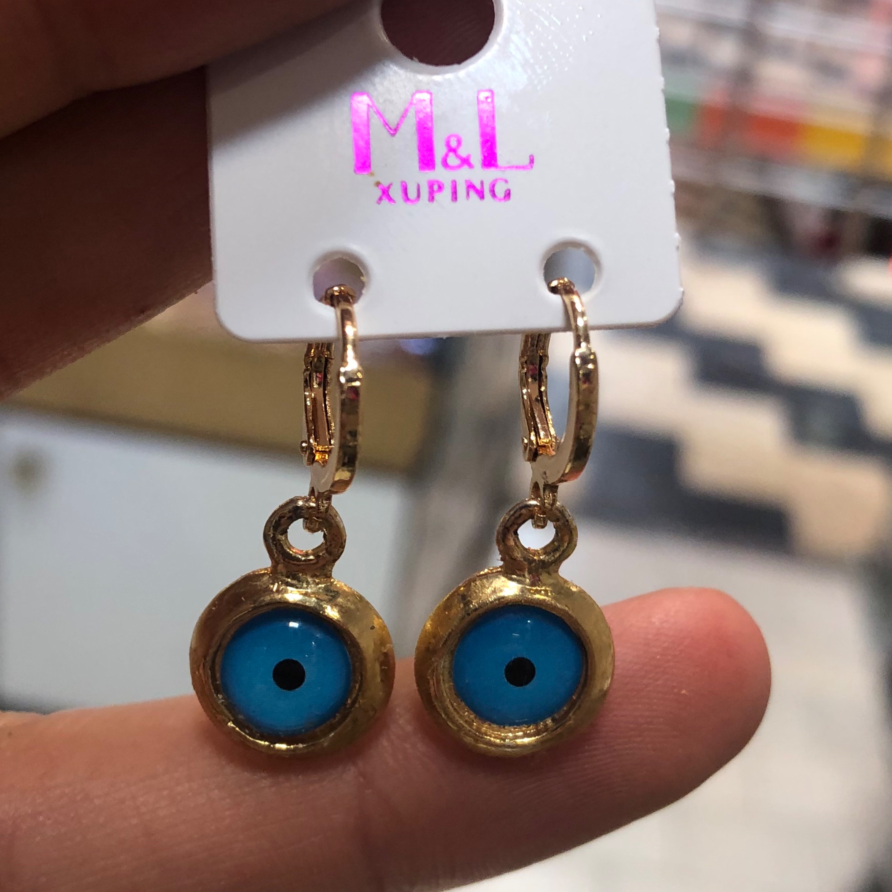 گوشواره حلقه ای چش نظر