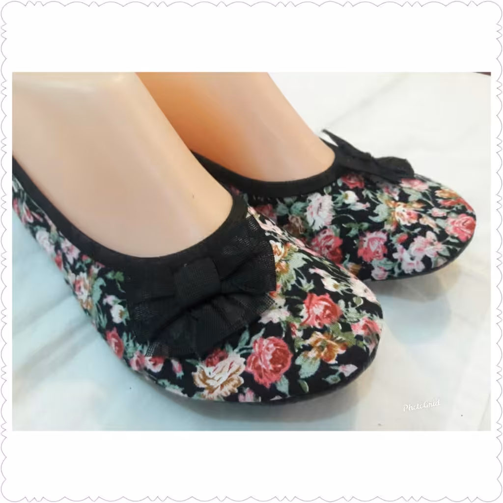 پاپوش گل دار