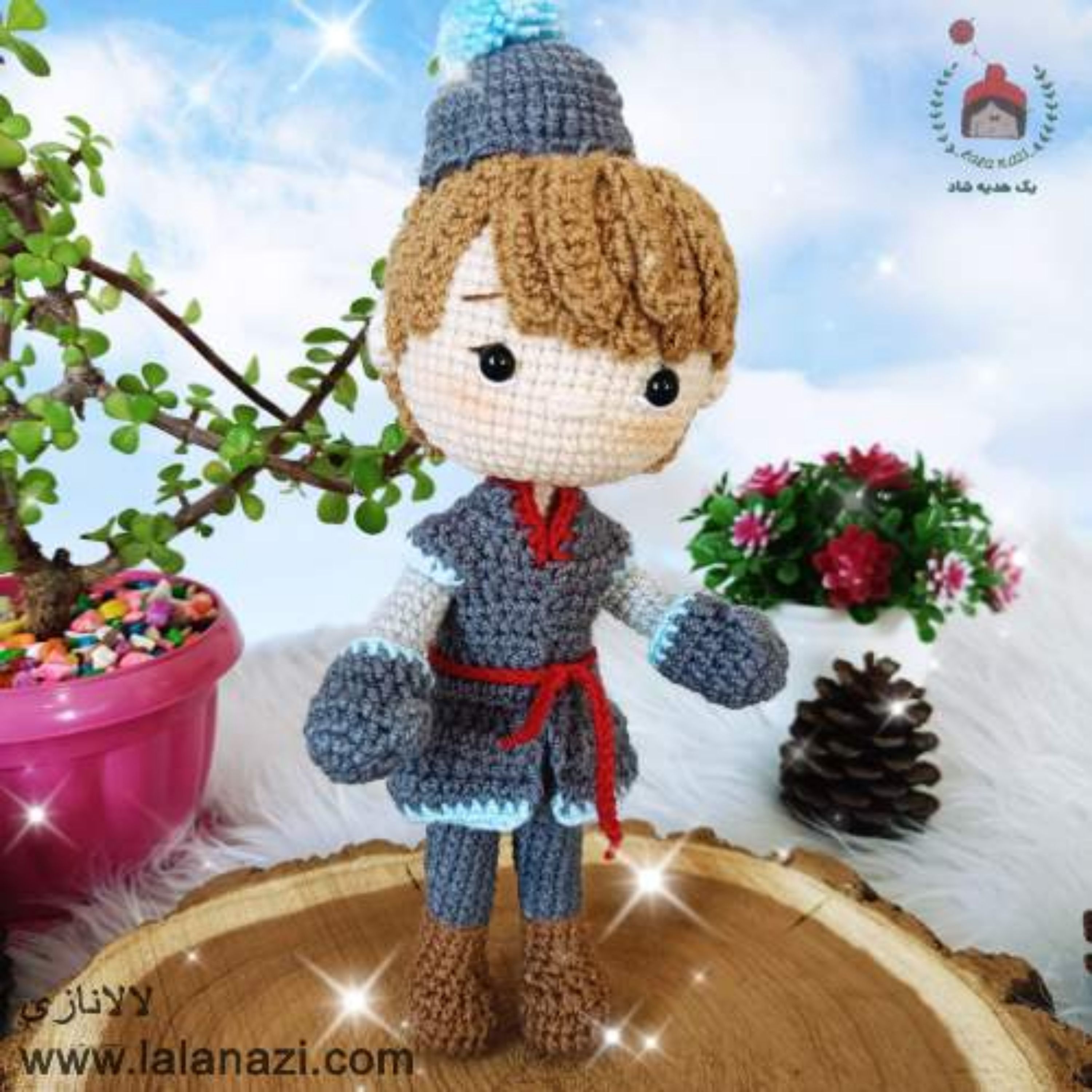 عروسک بافتنی شاهزاده کریستوف ( کد 60352 )