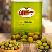 زیتون سمیران بدون هسته خوشمزه وتازه درشت وبا بسته بندی حلبی تقدیم به شما عزیزان