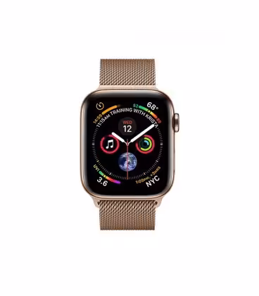ساعت هوشمند اپل واچ سری 4 مدل Gold Stainless Steel Case with Gold Milanese Loop
