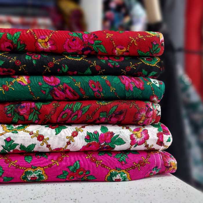 پارچه موهر نخی پاکستانی عرض 100 (آب روی ندارد)