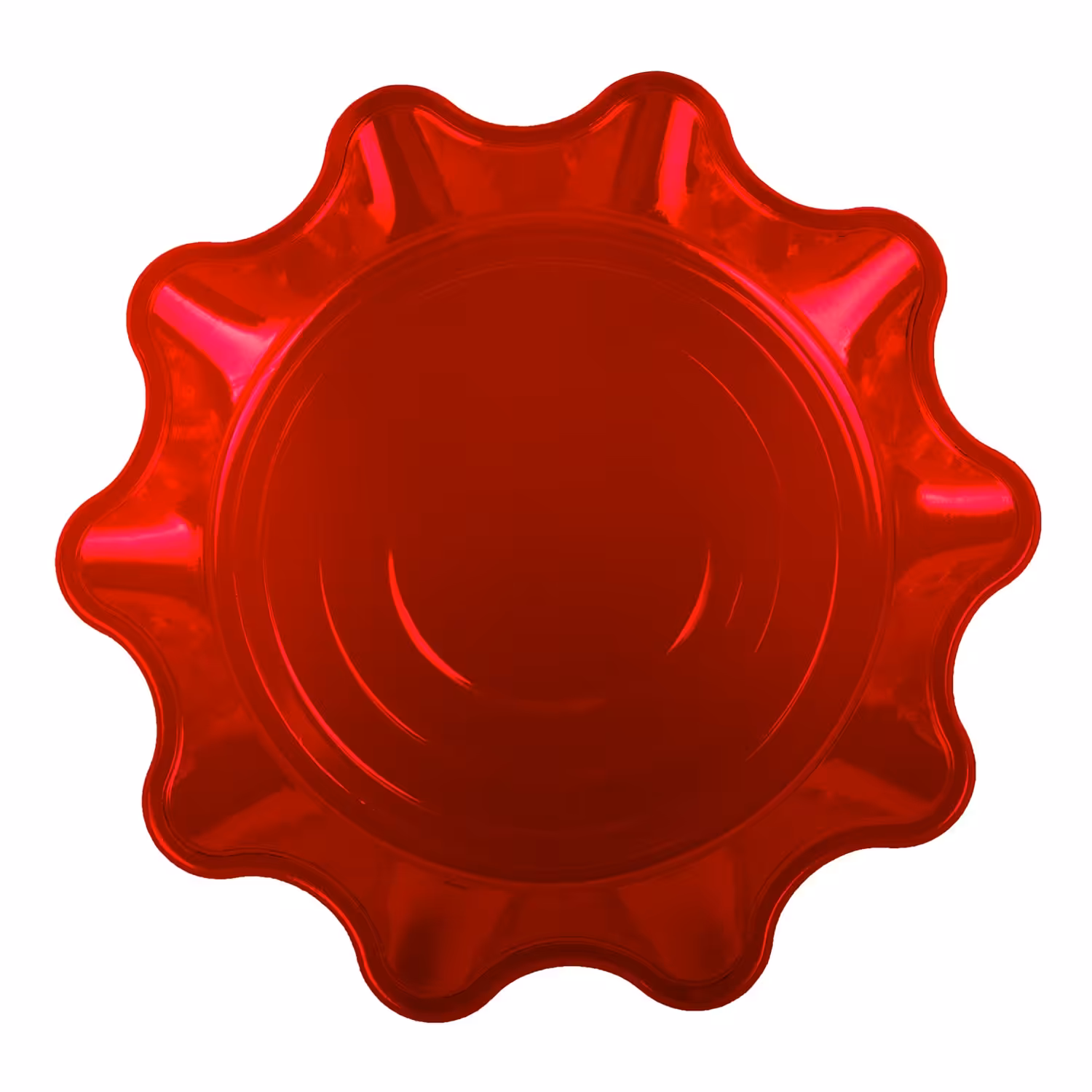 بشقاب یکبار مصرف طرح خورشیدی بسته 250 عددی 