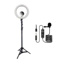 کیت تولید محتوا رینگ لایت هیرو Hero YQ-420A به همراه آینه ، پایه G2 و میکروفون بویا M1