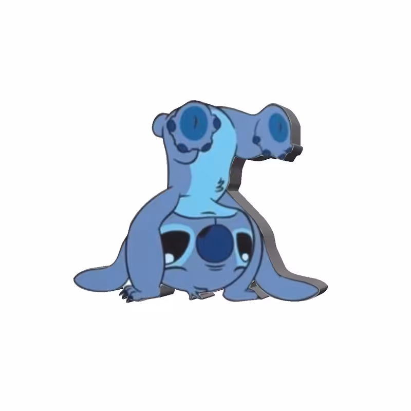 استیکر تزئینی موبایل طرح استیچ کد 155