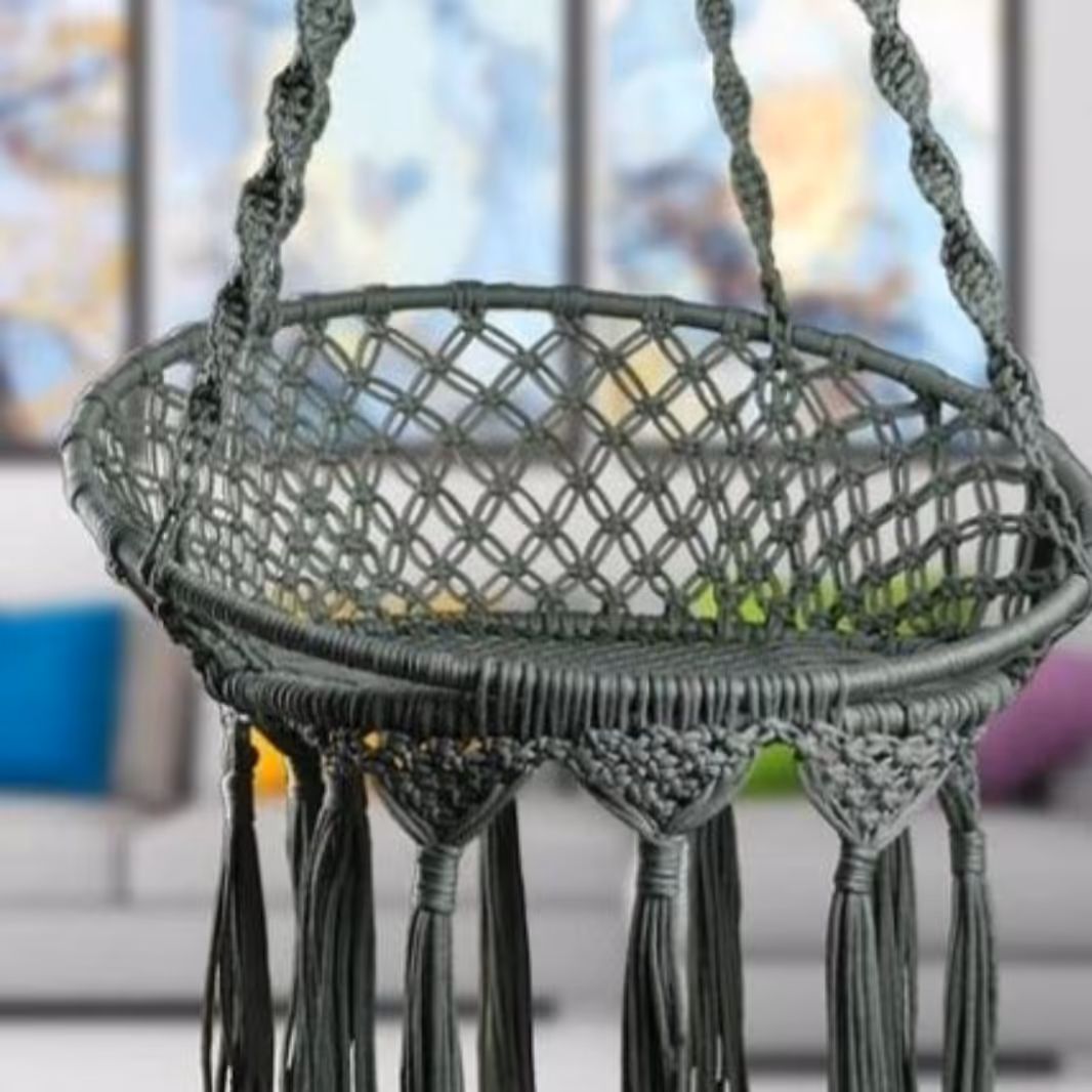 تاب مکرومه دو حلقه ای همراه نشک