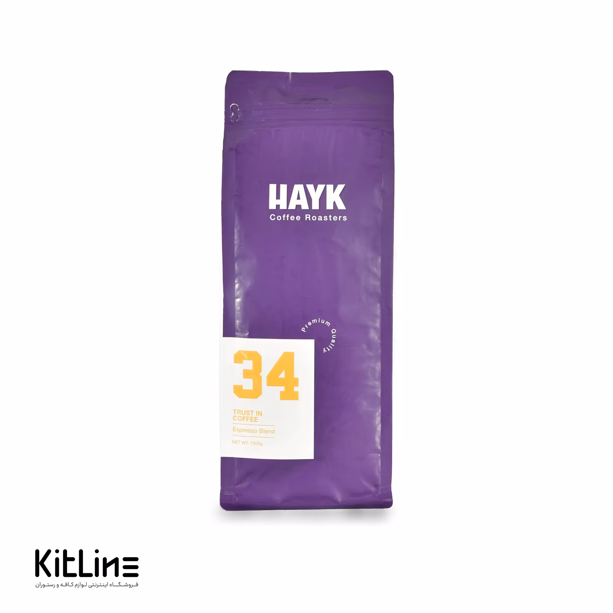 دانه قهوه 100٪ عربیکا ترکیب 34 هایک 1 کیلوگرمی