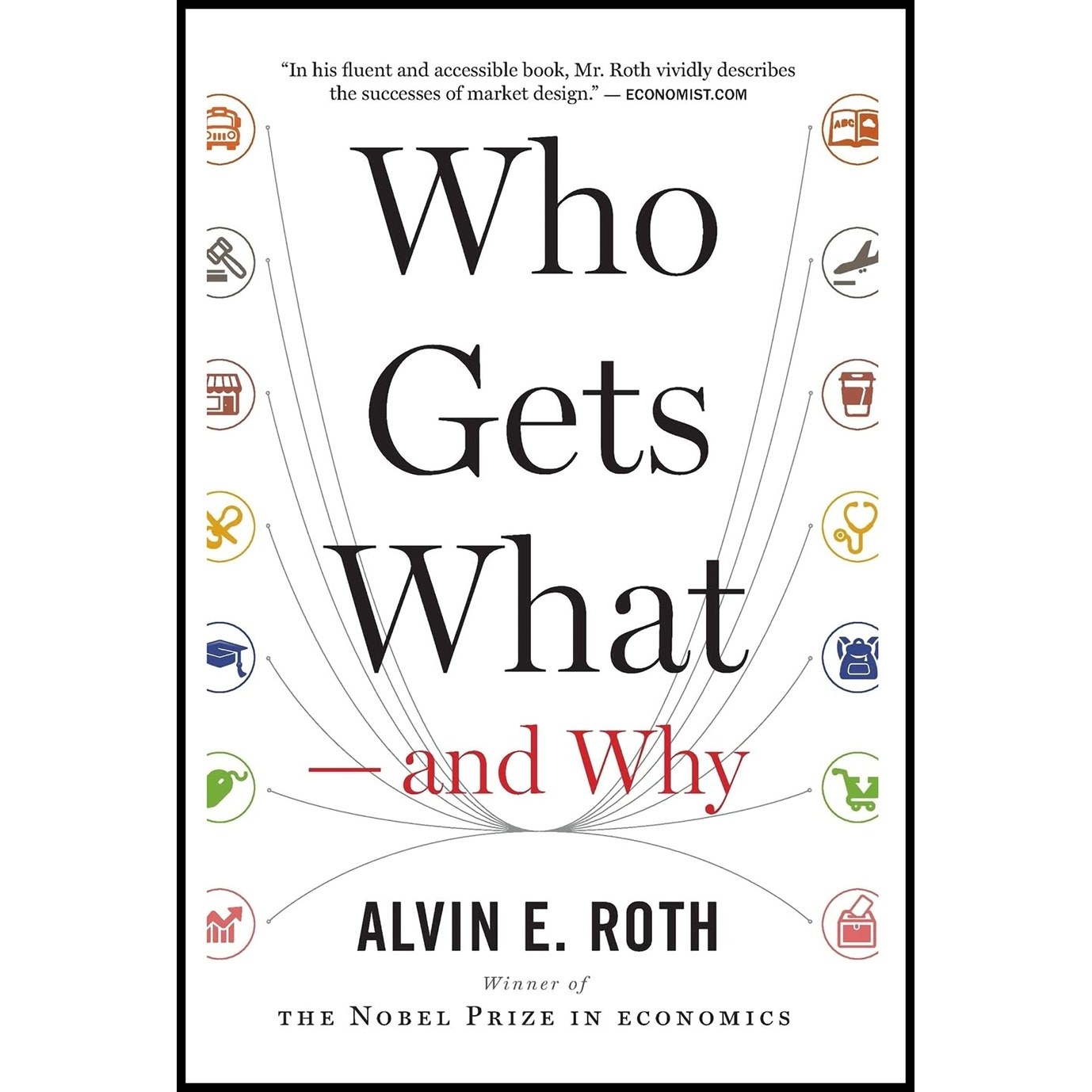 کتاب زبان اصلی Who Gets What  and Why اثر Alvin E Roth