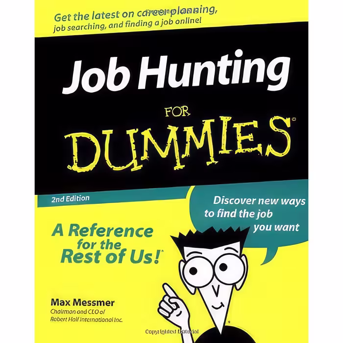 کتاب زبان اصلی Job Hunting for Dummies nd Edition اثر Max Messmer