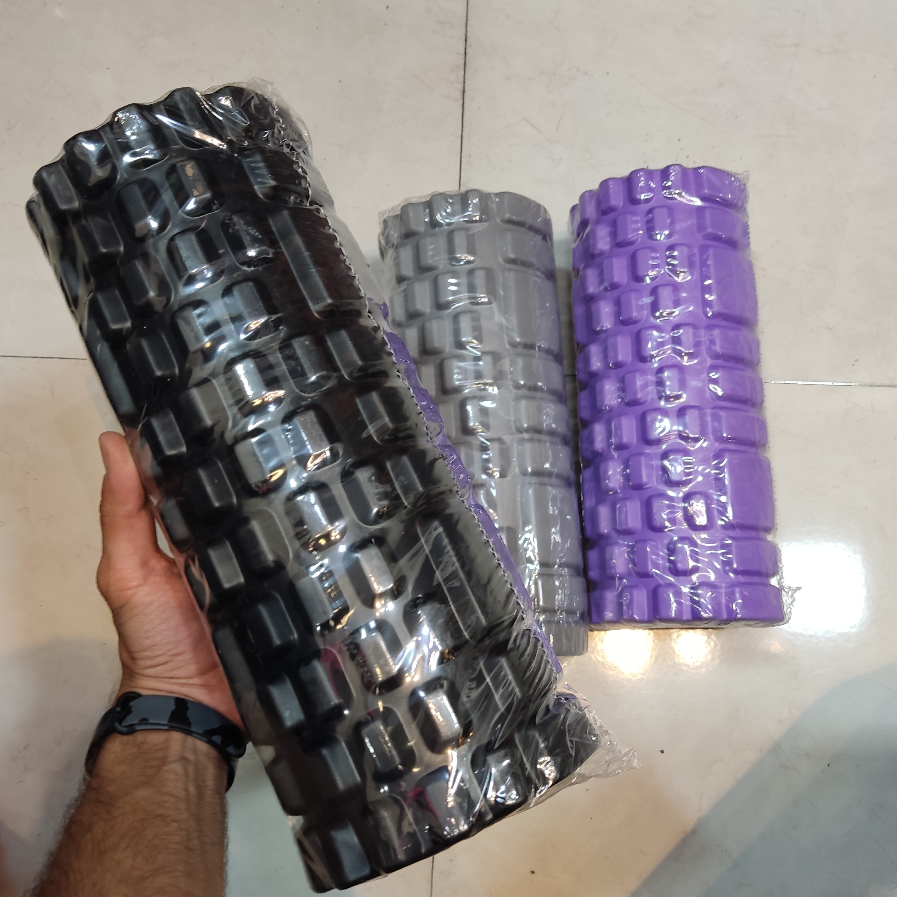 فوم رولر مناسب ورزش یوگا در 3 رنگ