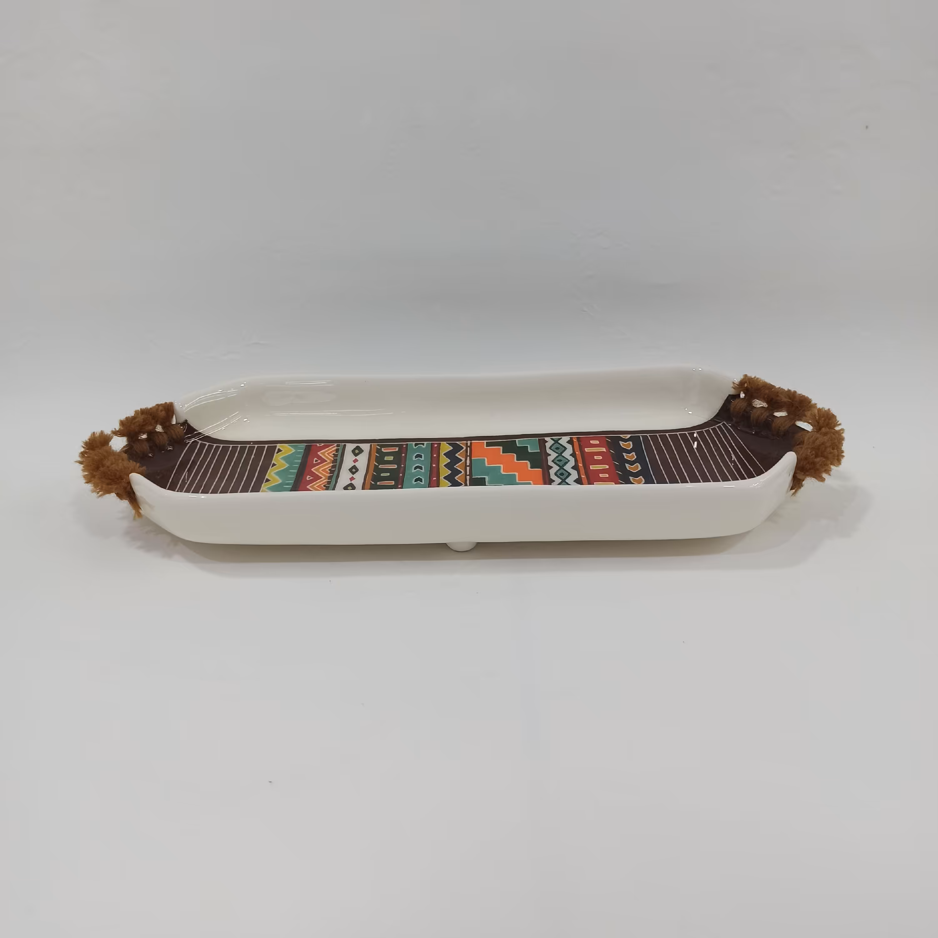 رولت خوری سرامیک دستساز طرح گلیم