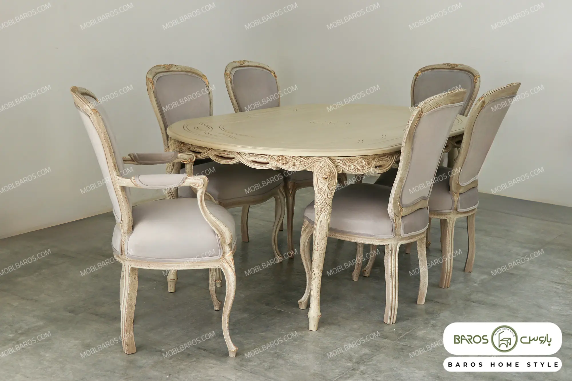 ناهار خوری چوبی لورنزو تایپ c کد 5