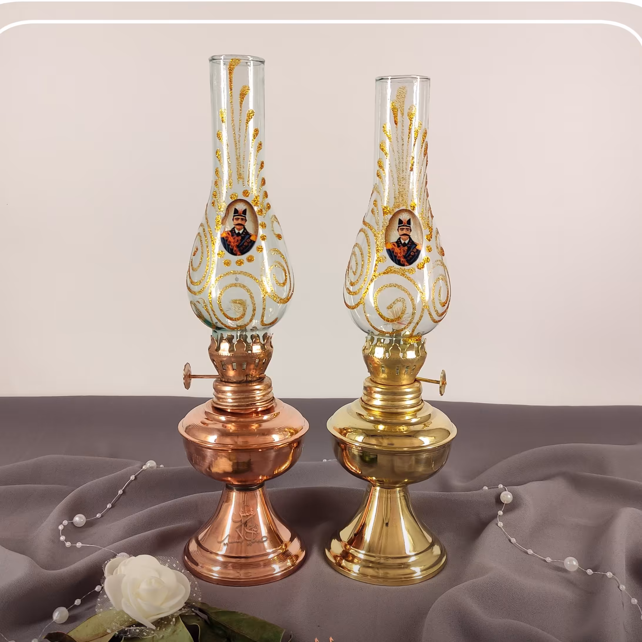 گردسوز  نفتی(مسی و برنجی)دکوری و کاربردی