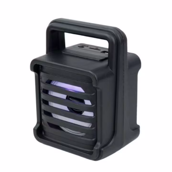 اسپیکر بلوتوثی قابل حمل مدل EXTRABASS دارای دسته حمل و رقص نور با کیفیت صدای عالی           