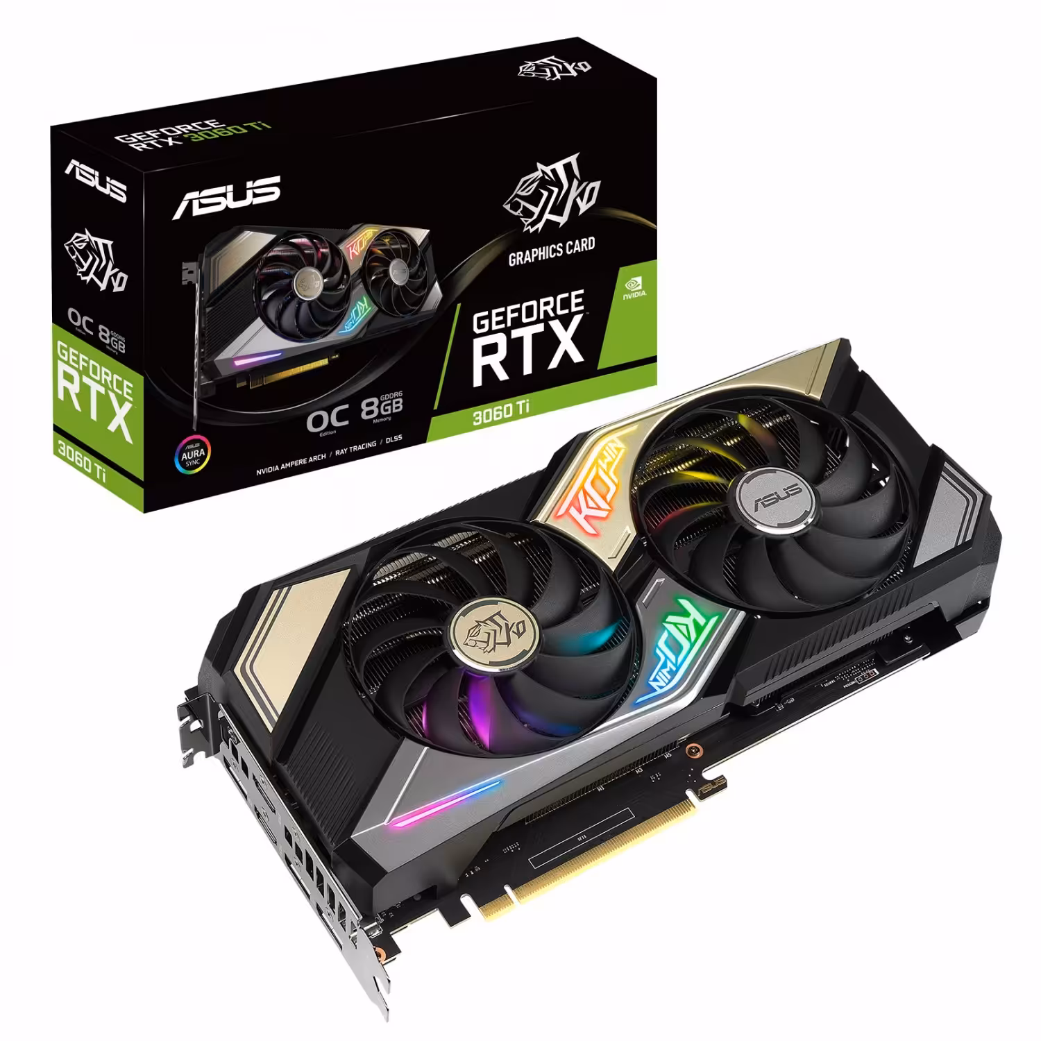 کارت گرافیک ایسوس KO RTX3060 Ti V2 OC