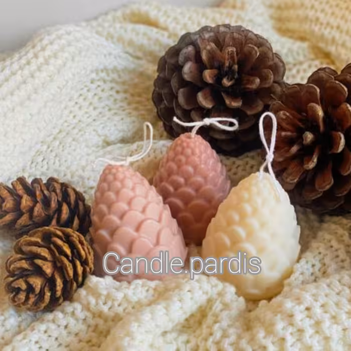 شمع تزیینی کاج  