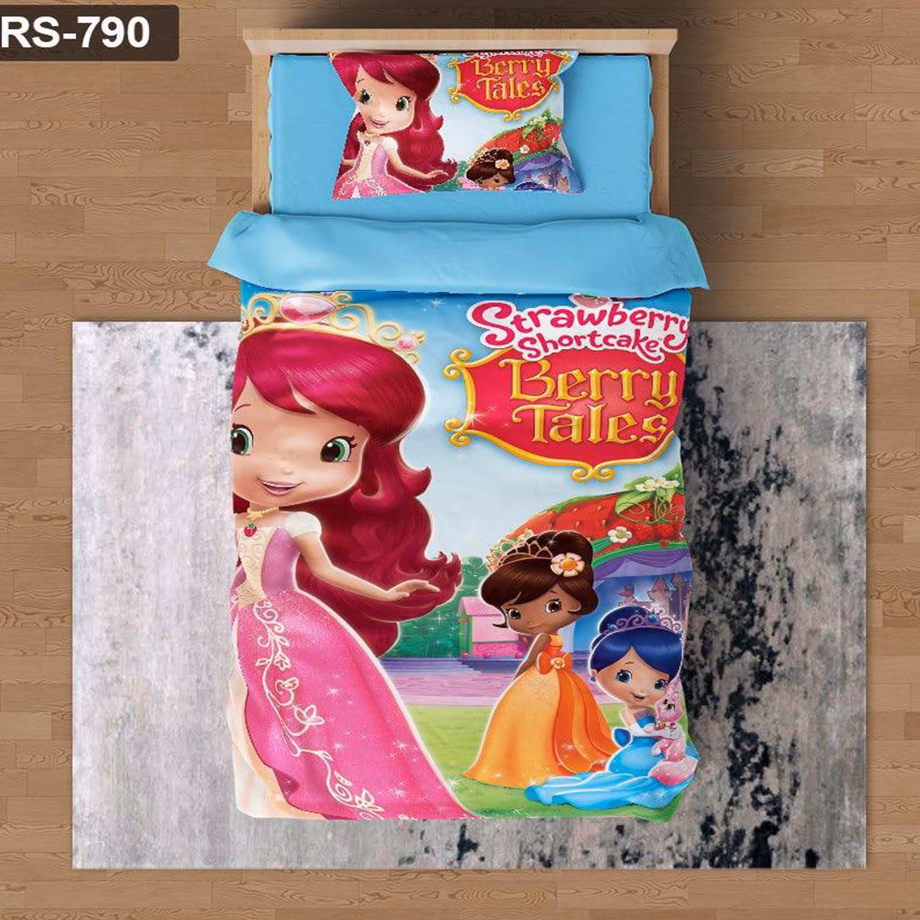 سرویس روتختی 1 نفره تنسل چاپی برندترک لند (Turk Land)  کد rs 790
