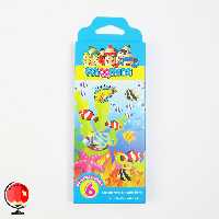 ماژیک رنگ آمیزی 6 رنگ اسکول فنس