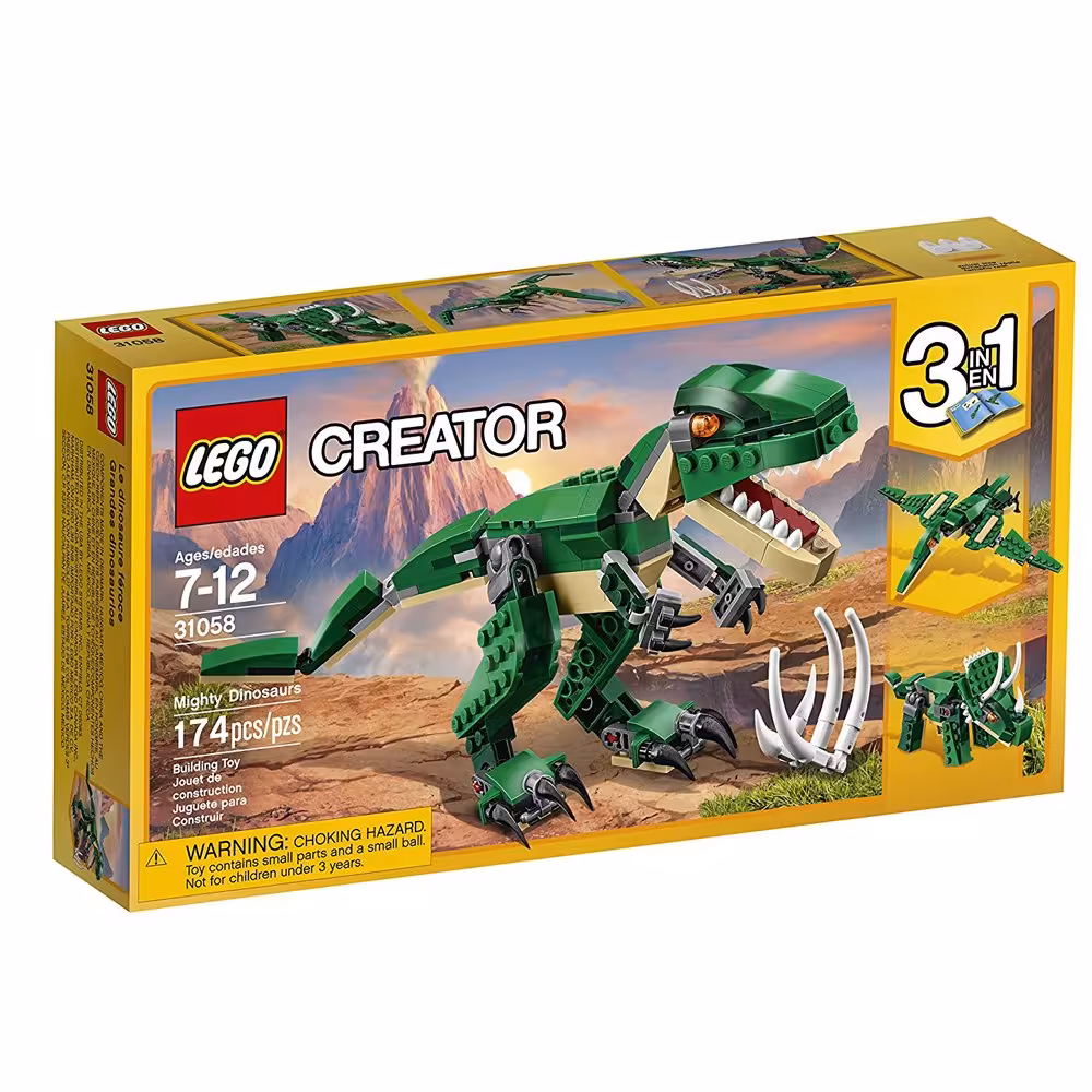 لگو سری Creator مدل Mighty Dinosaurs 31058