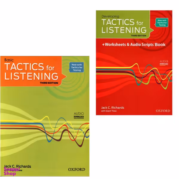 کتاب Tactics for Listening 3rd اثر Jack C. Richards انتشارات Oxford دو جلدی