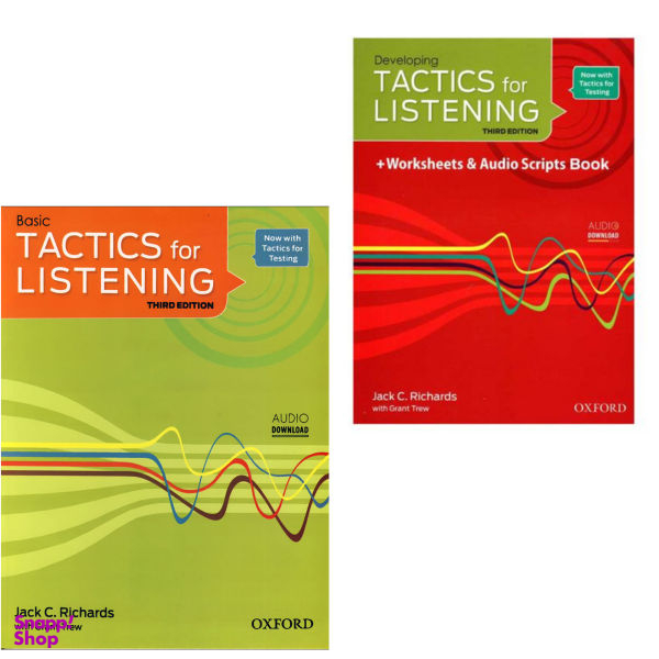 کتاب Tactics for Listening 3rd اثر Jack C Richards انتشارات Oxford دو جلدی