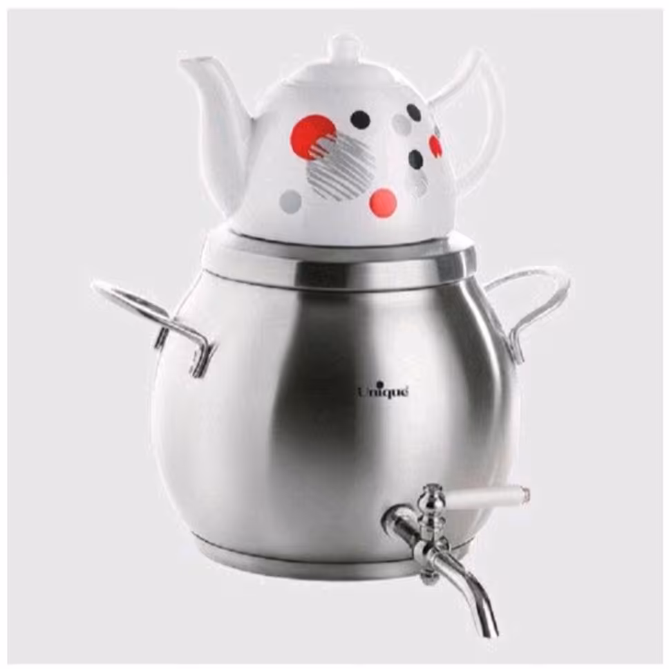 کتری و قوری یونیک 5.5لیتر استیل7207